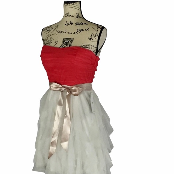 {TeezeMe} strapless midi  dress NWT - Picture 3 of 5